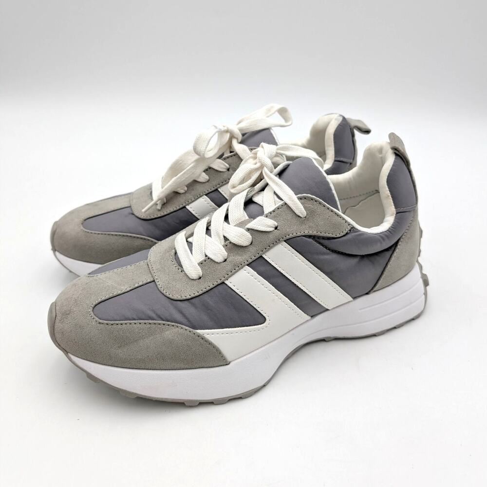 Urban Sport by JSlides Janey Sneaker Shoes Women's Grey/White Size US8M EU38.5